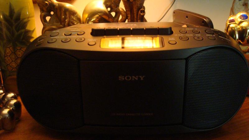 My Sony Boombox FM-AM Cassette, CD