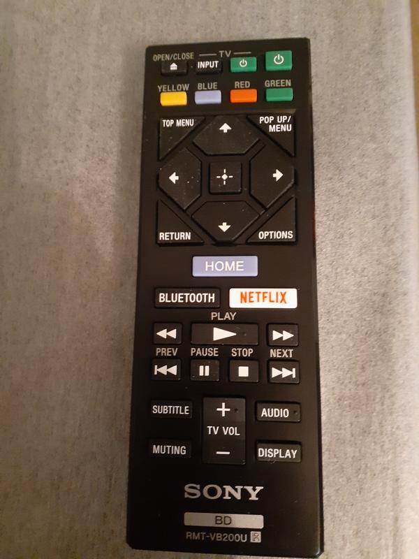 Sony remote