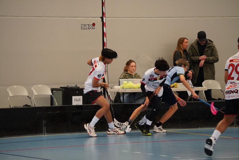 Hustling for the ball