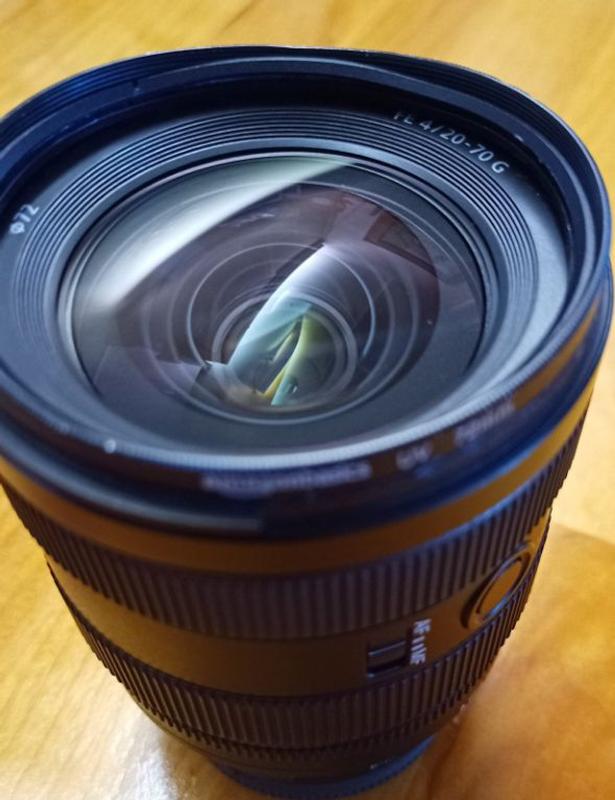 Dented filter on my 20-70mm G