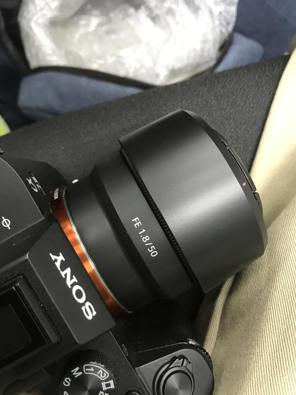 My neww sony 50mm 1.8!! Very excellent!