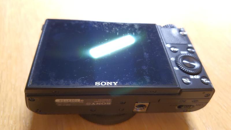 Sony RX100 III Camera - Stained screen interior - Poor quality