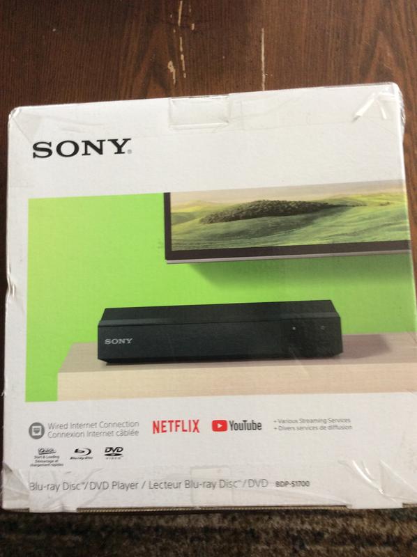 My new Sony Blu-Ray player!