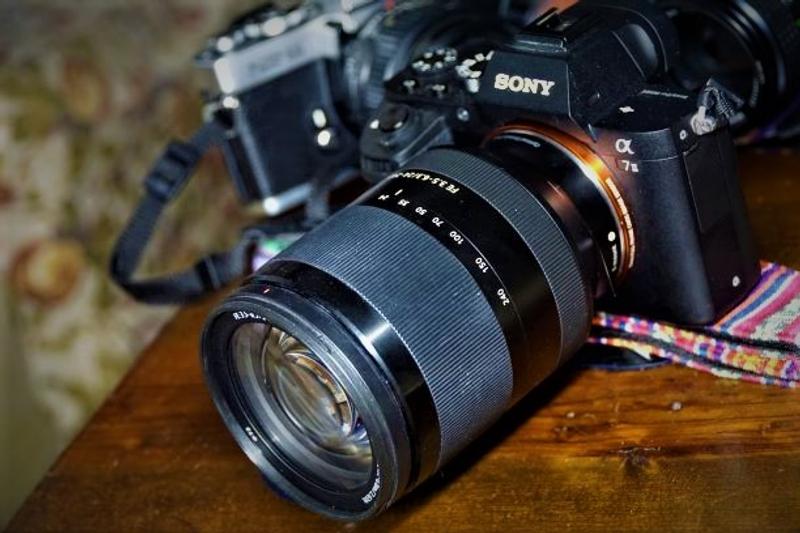 The FE24-240 has great zoom range but it's big.