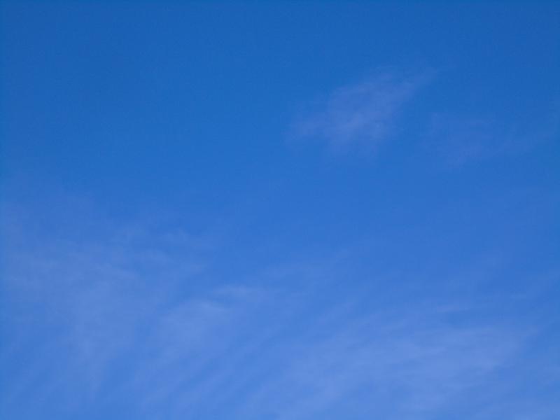 optic zoom of the sky.