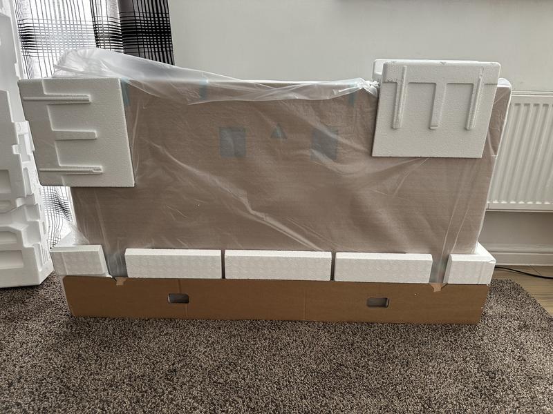 Initial box slides up