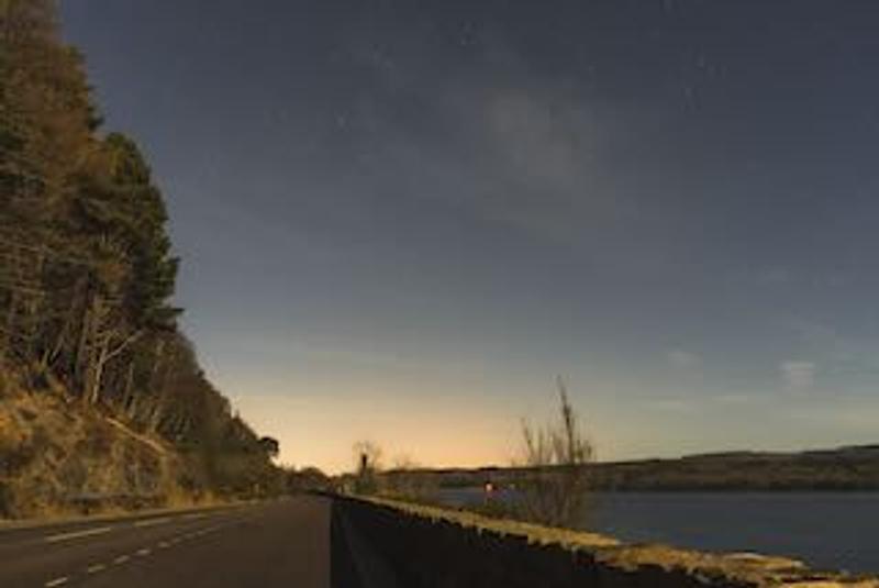 Loch Ness Full Moon Light
