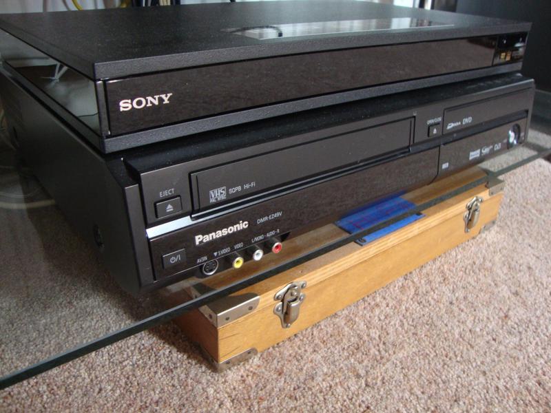 Sony's slim Hi-Tech player on top of what seems now ancient formats.