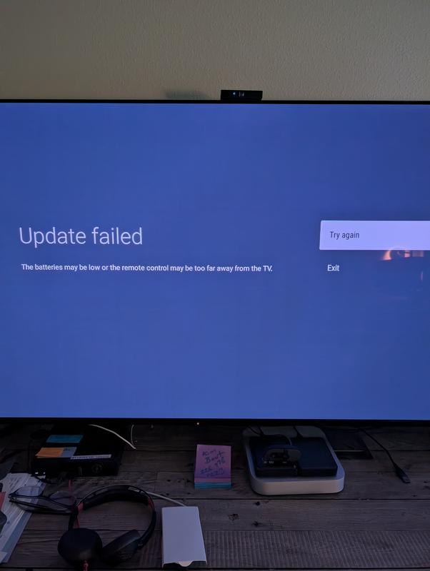 Remote won't update