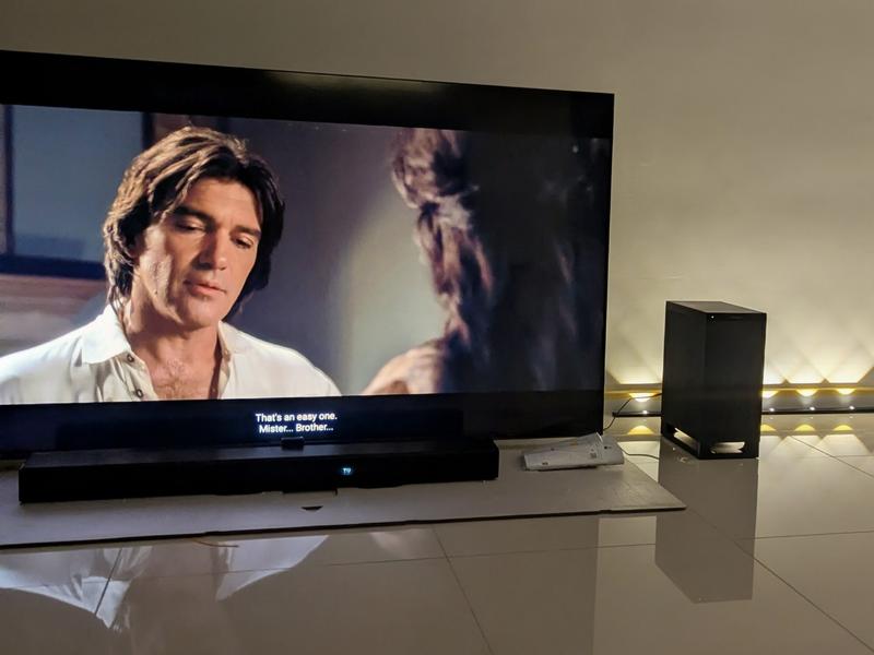 Watching movies with a cinematic look on the Sony Bravia 5.