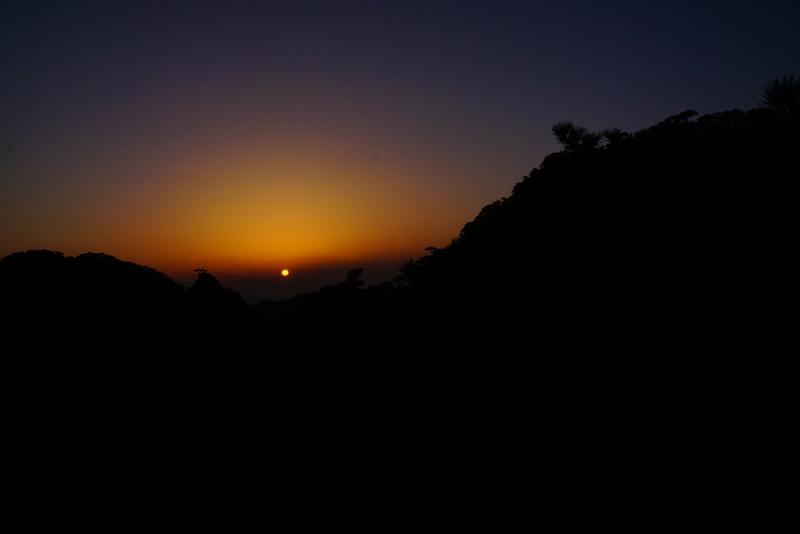 Sunset at Huangshan