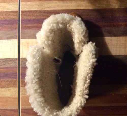 Threads Sticking Out (sorry for the grainy pic)