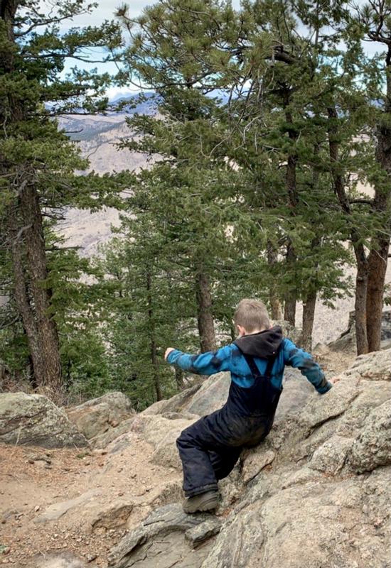 Flurry boots climbing rocks