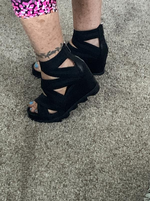 Joanie ii strap wedge sandal best sale
