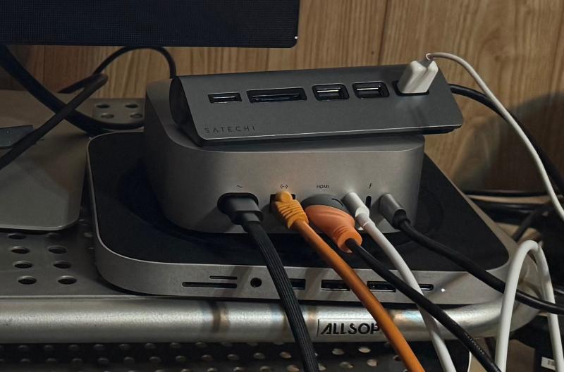 Great tool to use for adding USB-A for when I need on Mac Mini M4 Pro