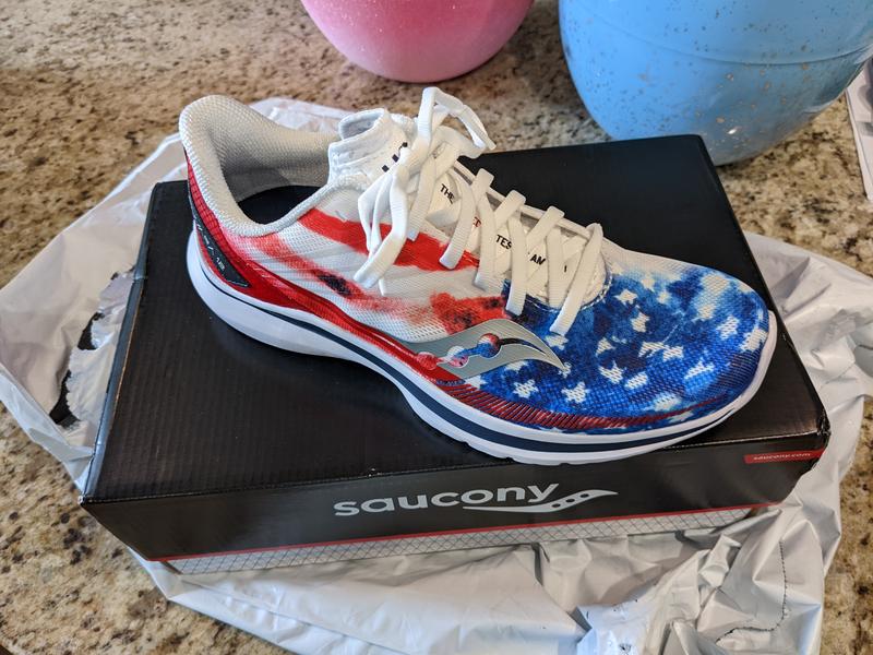 Saucony american hot sale flag shoes