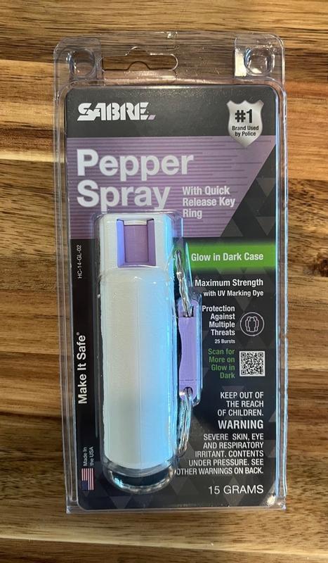  SABRE Red Home Defense Pepper Gel With Wall Mount For Easy  Access, Max Strength OC Spray, UV Marking Dye Helps Identify Suspects, Full  Hand Grip For More Accurate Aim, Secure