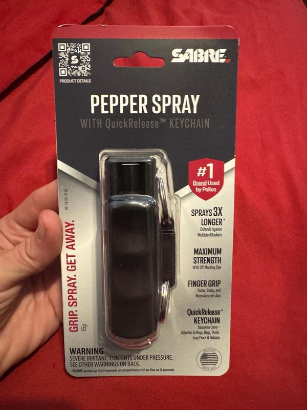 Pepper Spray with Quick Release Keychain | 4-Pack SABRE