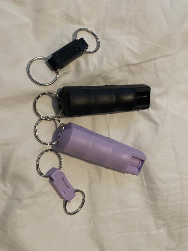 SABRE Pepper Spray with Quick Release Keychain, Black Color, 1 Ct