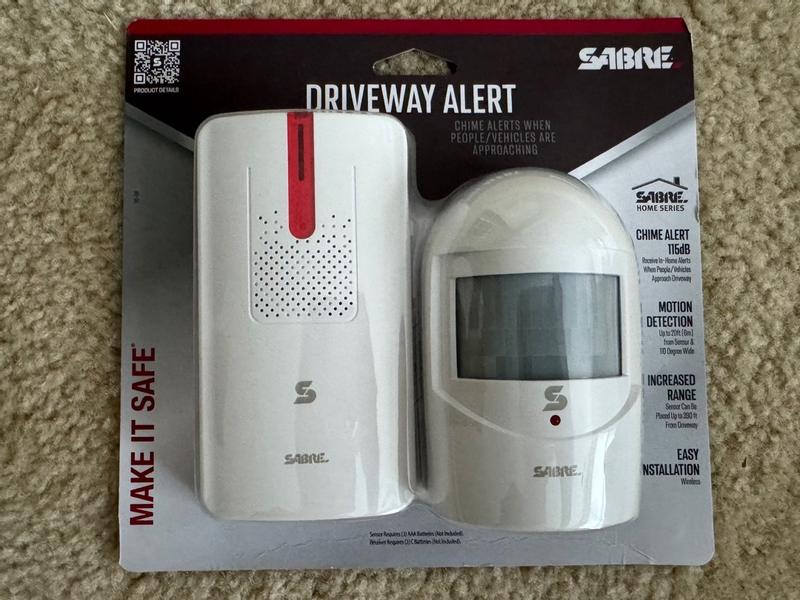 Wireless Driveway Alarm System Motion Detector with Alert