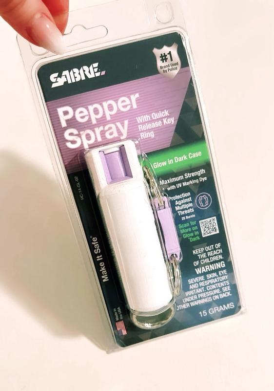 Buy Pepper Spray with Tear Gas and UV Dye, Glow in the Dark