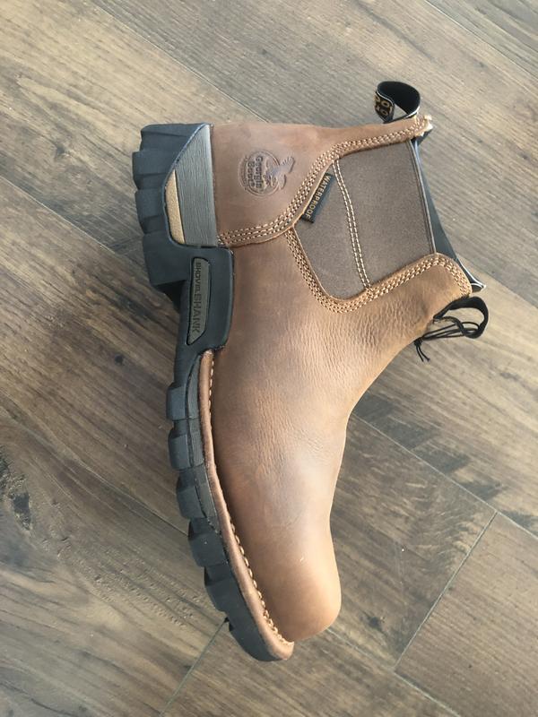 GAGB00337 Georgia Boot Men's Steel Toe EH WP Chelsea Boot