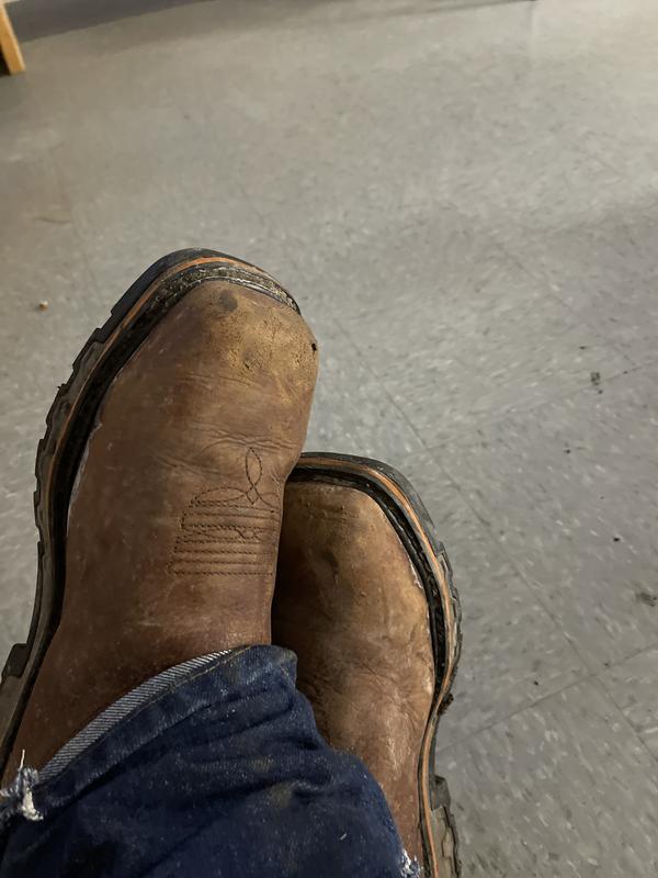 Male Timberland PRO Men's Autumn Brown True Grit Composite Toe