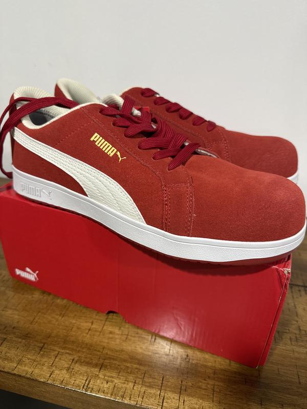 Puma Ortholite ストラップ付きフラットシューズ レッド Male Puma Puma PU640045 Iconic, Men's, Red, Comp Toe, EH, Slip