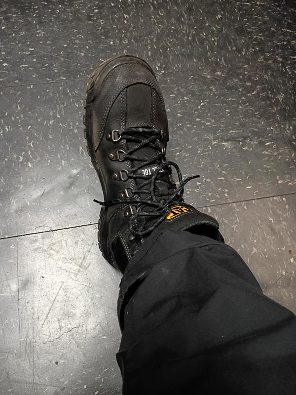 Male Caterpillar Men's Black Threshold Steel Toe Waterproof SR