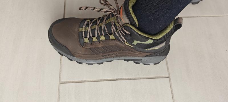 Male Merrell Men's Dark Taupe Moab Speed 2.0 Mid Composite Toe