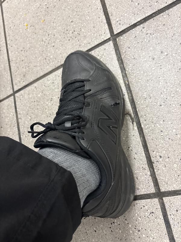 Male New Balance Men's Black MX608v5 Soft Toe SRO Athletic | Saf-Gard