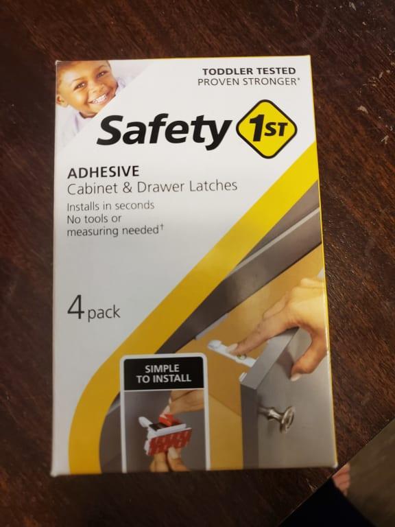 Adhesive Cabinet and Drawer Latches