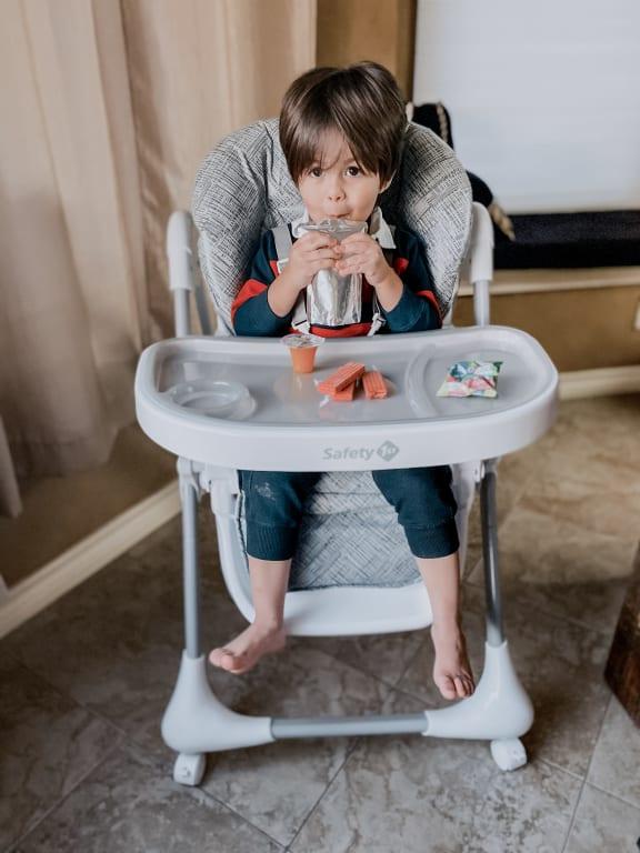 Safety 1st® 3in1 Grow and Go High Chair in Grey buybuy BABY