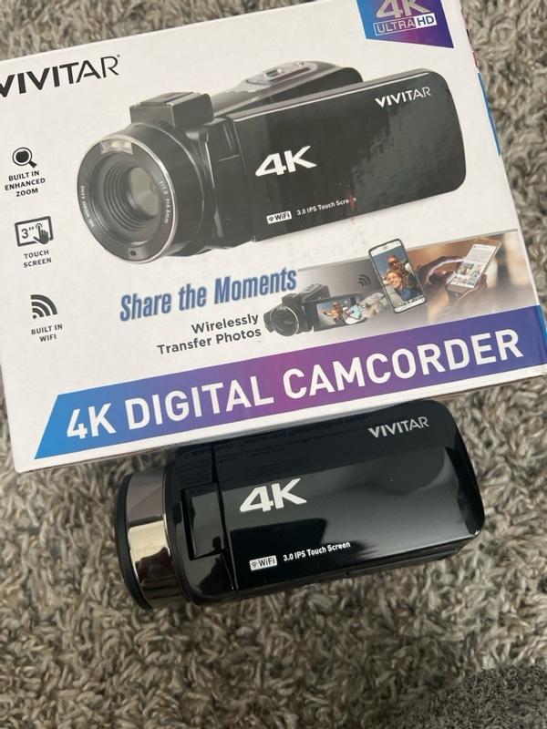 Vivitar PRO 4K Ultra HD Camcorder with 18x Digital Zoom