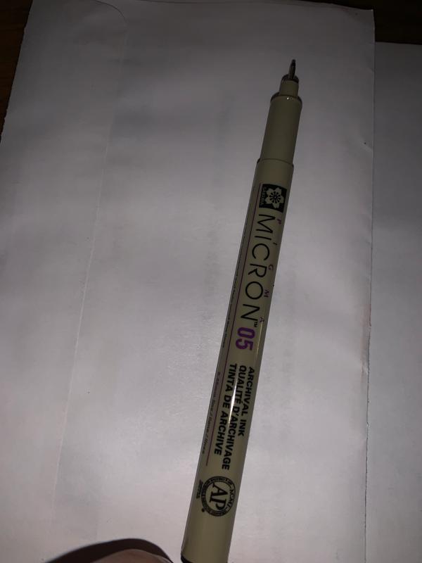 Pigma Micron Pens 005 .2mm 6/Pkg-Black, Blue, Green, Red, Purple & Brown