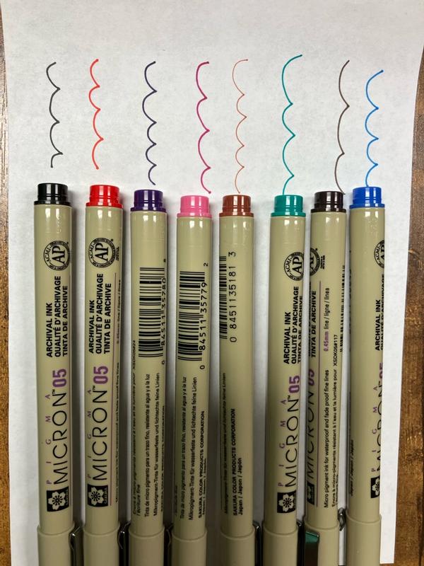 Sakura Pigma Microns (Black) – ARCH Art Supplies