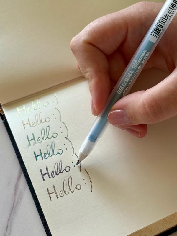 Customer photo for "These shimmer pens look beautiful- but they take s"