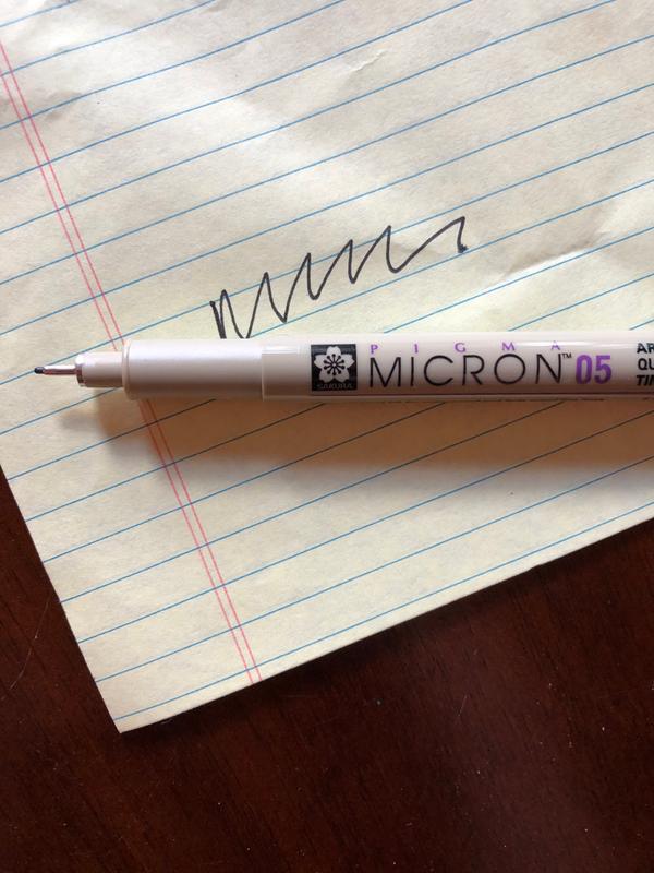 Pigma Archival Quality Black Micron Pens