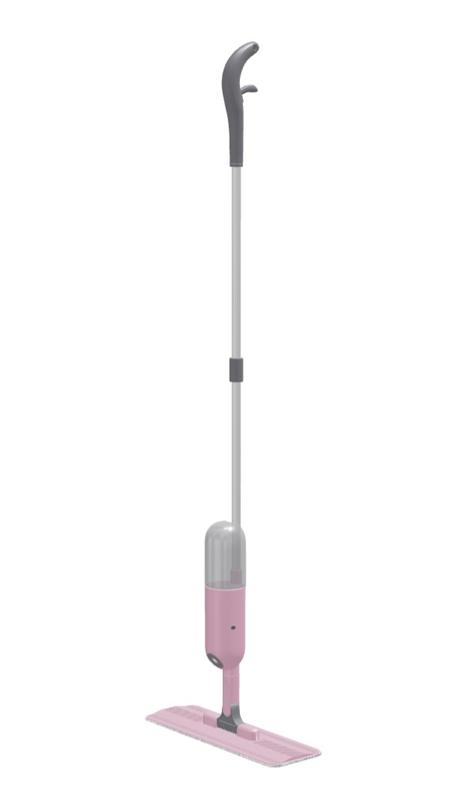 True & Tidy Spray Mop with Refillable Bottle, Pink SPRAY-250 