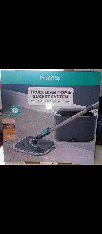 True & Tidy Heavy-Duty Wet and Dry Sweeper Mop