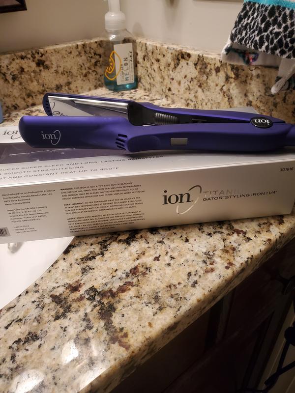 ion titanium gator flat iron reviews