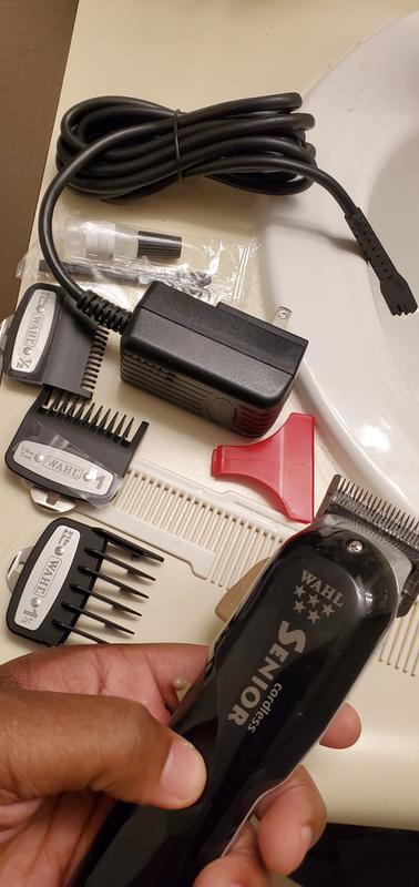wahl 5 star senior clippers cordless