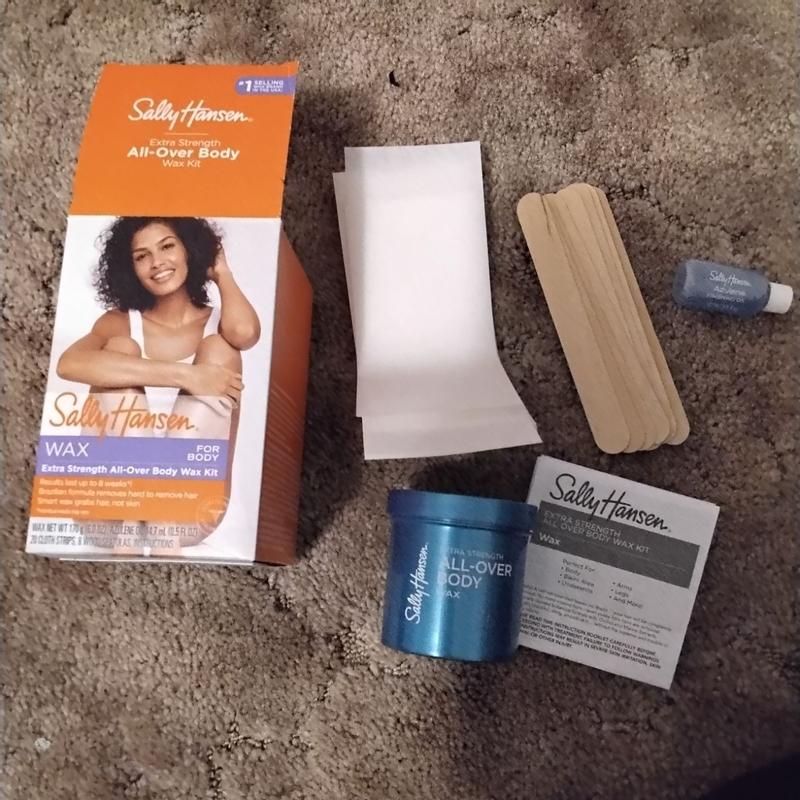 Extra Strength All Over Body Wax Kit NEW Sally Hansen