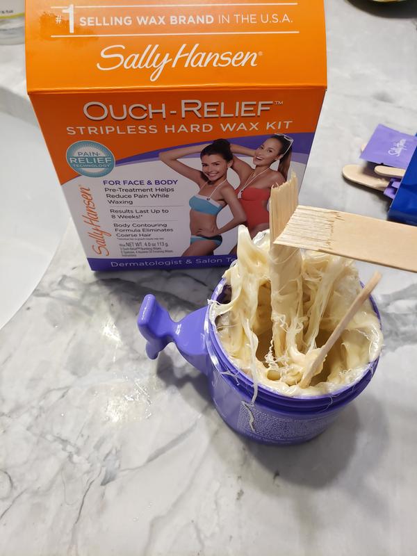 Ouch Relief Stripless Hard Wax Kit Sally Hansen