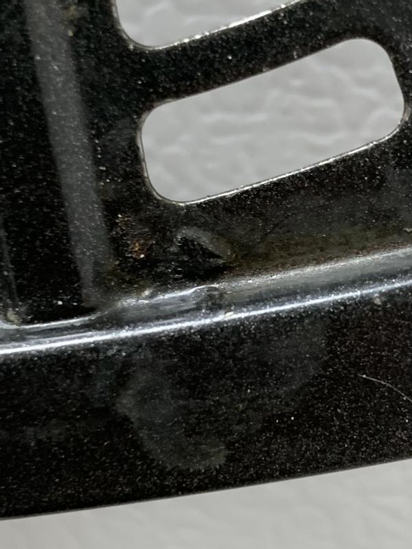 Bubble on frying rack coating