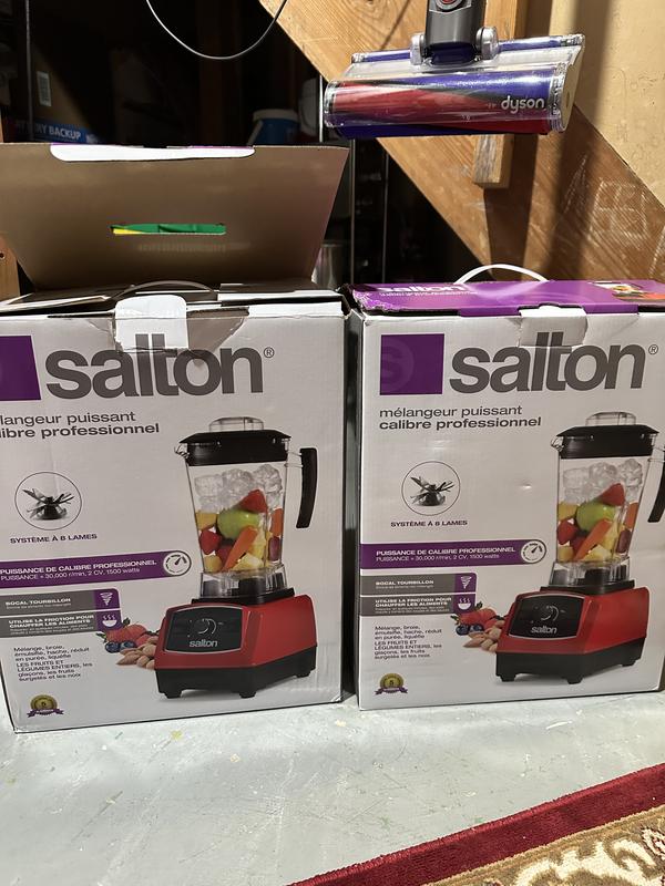 Salton 2.0 L/Qt Power Blender in Red BL1486RBT - The Home Depot