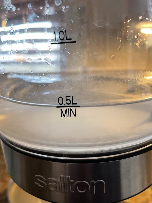 Bouilloire électrique en verre (sans BPA) Chauffe-eau 1,7 L - LIVINGbasic™