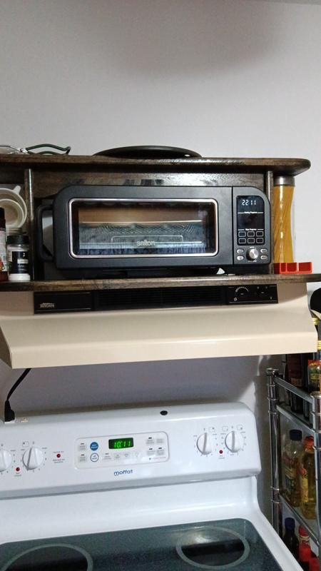 I was told if I left a review I would get a free pizza peel... I left a copy of the receipt next to the pic of the oven!