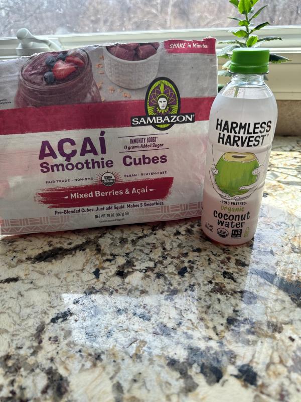 Calories in Acai Smoothie Cubes by Sambazon and Nutrition Facts