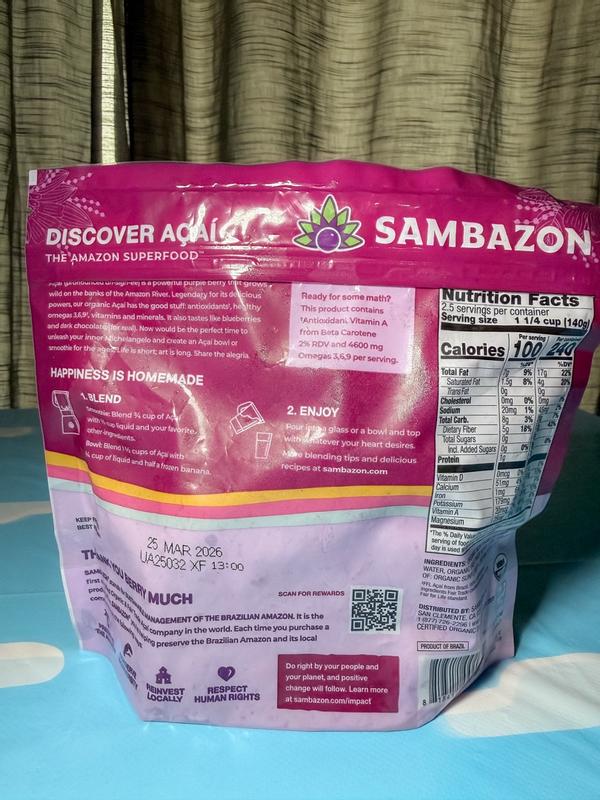 Unsweetened Frozen Açaí Globes - Acai Berry Frozen | SAMBAZON